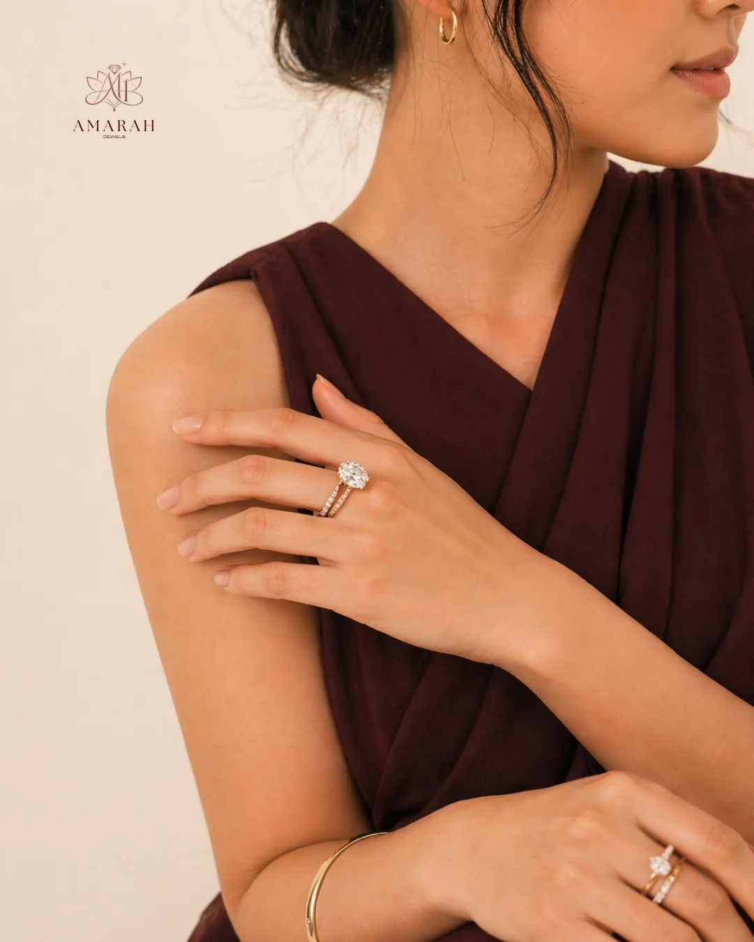 AMARAH Jewels jewellery worn by a model